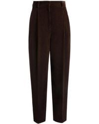Bally - Pleated Corduroy Trousers - Lyst