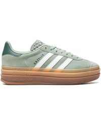 adidas - Gazelle Bold "silver Green Gum" Sneakers - Lyst