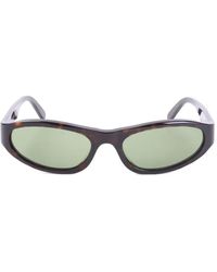 Marni - Tortoiseshell Oval-Frame Glasses - Lyst