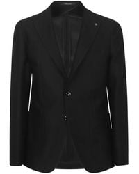 Tagliatore - Textured Single-Breasted Blazer - Lyst