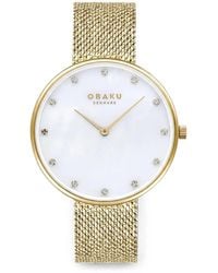 Obaku - Glans 36Mm Watch - Lyst