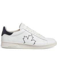 DSquared² - Maple Leaf-Detail Sneakers - Lyst