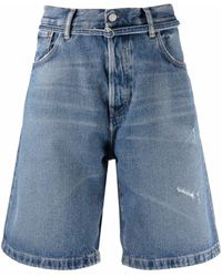 Acne Studios - Jeans-Shorts im Distressed-Look - Lyst