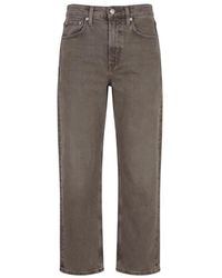 Citizens of Humanity - Faded-Effect Straight-Leg Jeans - Lyst