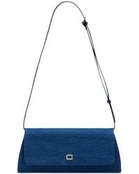 CAREL PARIS - Madeleine Denim Shoulder Bag - Lyst