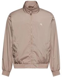 Calvin Klein - Zip-Up Lightweight Jacket - Lyst