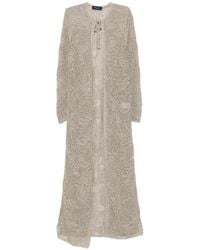 Fabiana Filippi - Tie-Detail Coat - Lyst