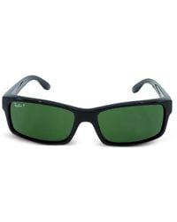Ray-Ban - Rectangular-Frame Polarized Sunglasses - Lyst