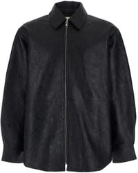 sunflower - Zip-Fastening Leather Shirt - Lyst