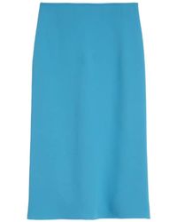 Jil Sander - High-Waist Pencil Skirt - Lyst