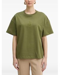 ARMANI EXCHANGE - Logo-Embroidered T-Shirt - Lyst
