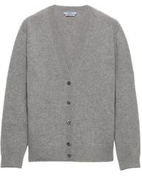 Prada - Re-Cashmere Cardigan - Lyst