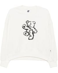 Izzue - Embroidered Sweatshirt - Lyst