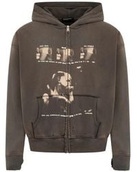 Enfants Riches Deprimes - Spiritual Therapy Graphic-Print Zip-Up Hoodie - Lyst