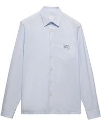 Prada - Hemd Aus Baumwolle - Lyst