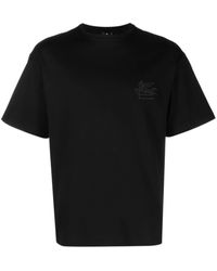 Etro - Camiseta con bordado Pegaso - Lyst