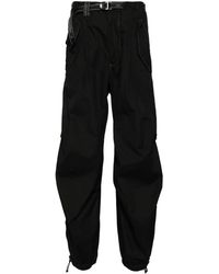 and wander - Tapered-Cargohose Mit Seitlichem Reißverschluss - Lyst