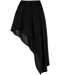 Stella McCartney - Asymmetric High-Waist Skirt - Lyst