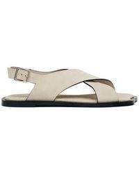 Alohas - Criss-Cross Buckle Sandals - Lyst