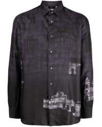 Brioni - グラフィック シルクシャツ - Lyst