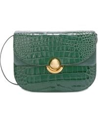 Furla - Kleine Sfera Umhängetasche Mit Kroko-Effekt - Lyst