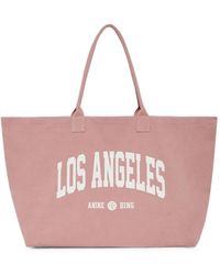 Anine Bing - Leo Canvas Tote Los Angeles University - Lyst