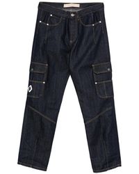 Yes London - Cargo-Pocket Jeans - Lyst