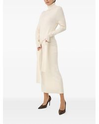 Toccin - Logan Turtleneck Ribbed Dress - Lyst