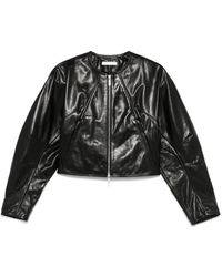 Helmut Lang - Articulated Leather Jacket - Lyst