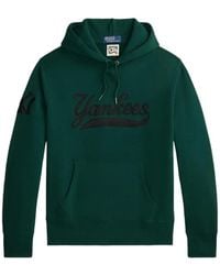 Polo Ralph Lauren - X Mlb New York Yankees Logo-Embroidered Hoodie - Lyst