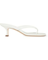 Manolo Blahnik - 5Mm Paterno Thong-Strap Sandals - Lyst