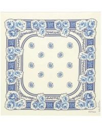 Fortela - Floral -Print Cotton Bandana - Lyst