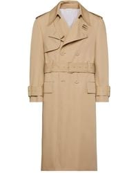 Thom Browne - Belted Cotton Trench Coat - Lyst