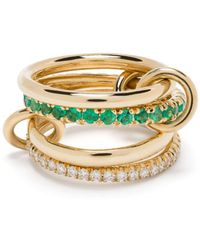 Spinelli Kilcollin - 18k Yellow Gold Halley Emerald And Diamond Ring - Lyst