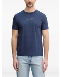 Trussardi - Logo-Print Short-Sleeve T-Shirt - Lyst
