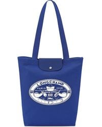 Longchamp - Le Pliage M Shopper Mit Logo-Print - Lyst