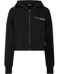 Philipp Plein - Scratch-Print Zip-Up Hoodie - Lyst
