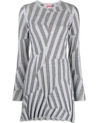 KENZO - Geometrische Mini-Jurk - Lyst