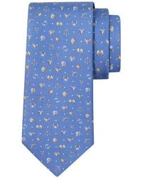 Ferragamo - Horoscope Print Silk Tie - Lyst