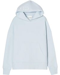 Closed - Logo-Embroidered Hoodie - Lyst