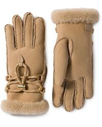 Miu Miu - Shearling Gloves - Lyst