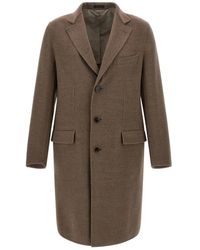 Brioni - Abrigo con solapas de pico - Lyst
