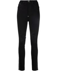 Philipp Plein - Crystal-Embellished Jeggings - Lyst