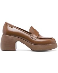 Camper - Thelma 75mm Leather Loafers - Lyst