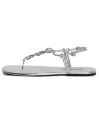 Jil Sander - Knot-Strap Flat Sandals - Lyst