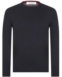 Gran Sasso - Elbow-Patch Crew-Neck Sweater - Lyst