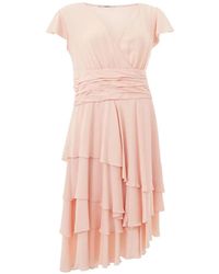 Lardini - Ruffled Asymmetrical Dress - Lyst