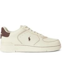 Polo Ralph Lauren - Masters Court Leather Sneakers - Lyst