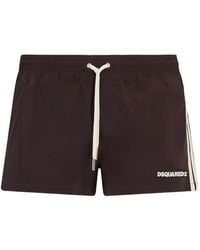 DSquared² - Logo Midi Swim Boxers - Lyst
