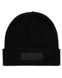 Blauer - Bonnet À Patch Logo - Lyst
